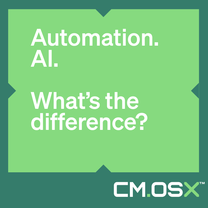 Automation. AI. What’s the difference?