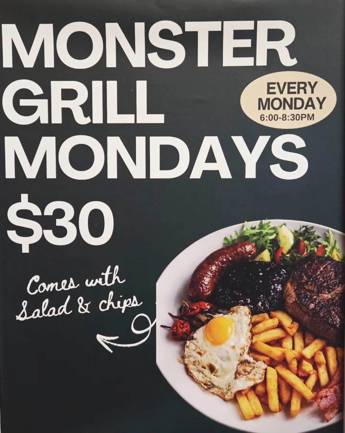 Monday is for Monster Mixed Grills! 🤤

Round up your crew and head on into Tink's tonight for cold one and a delicious feed! 👌

⏰️Bistro open 6pm to 8.30pm 
☎️4990 1002 for bookings 

😊See you soon at Tink's ~ The place to be!