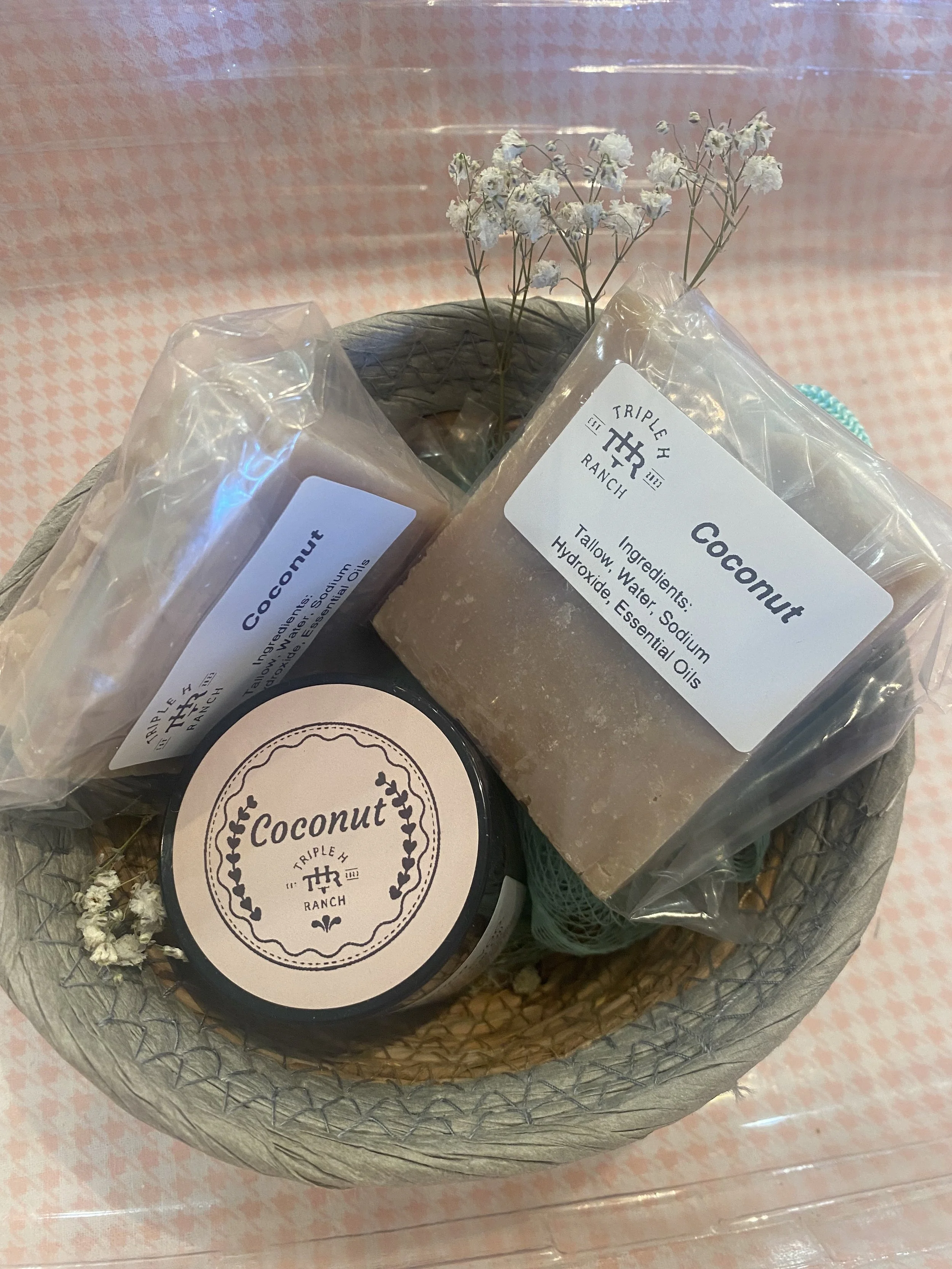 Coconut soap and lotion basket.jpg