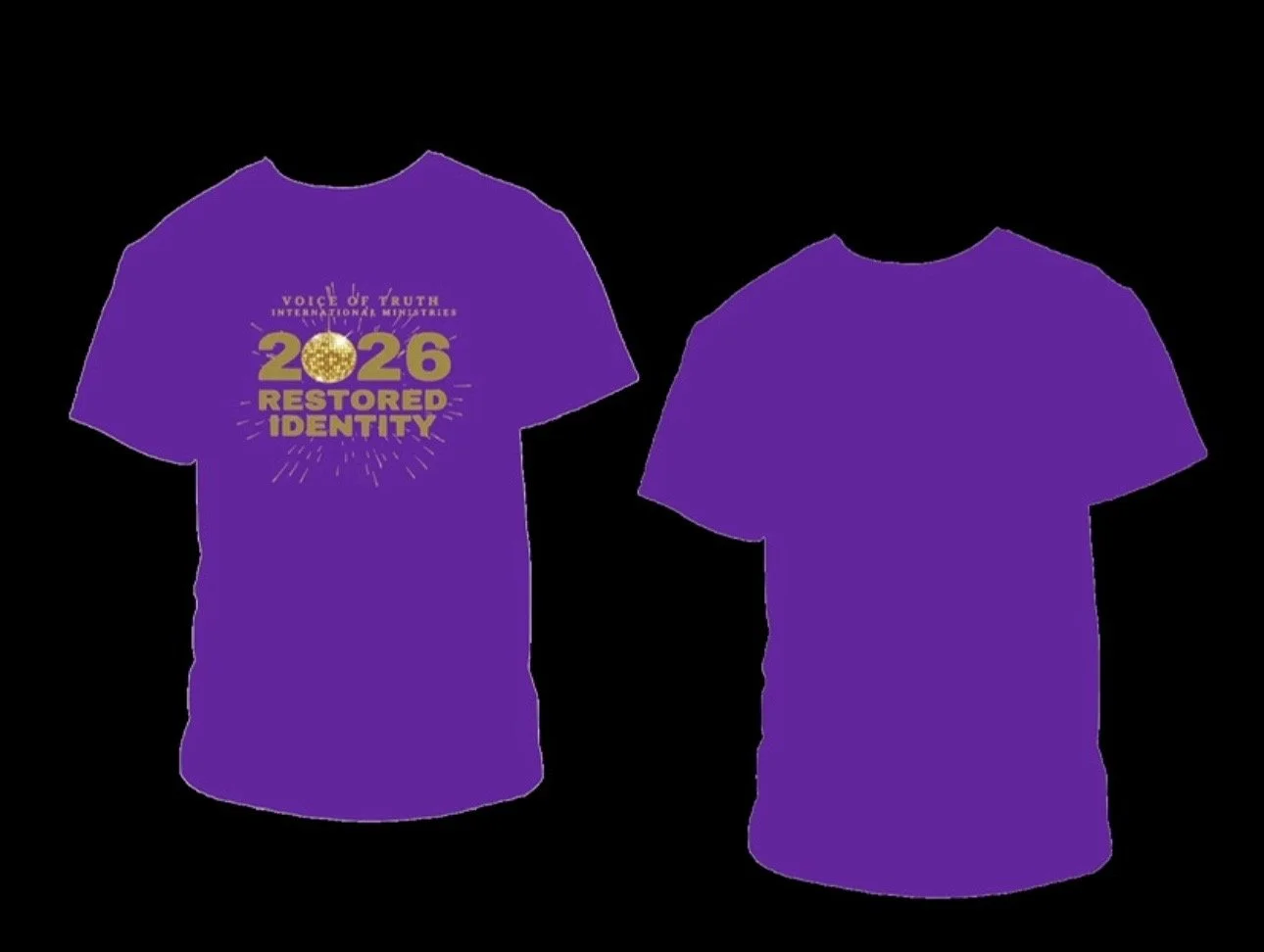 2026 Restored Identity T-shirts