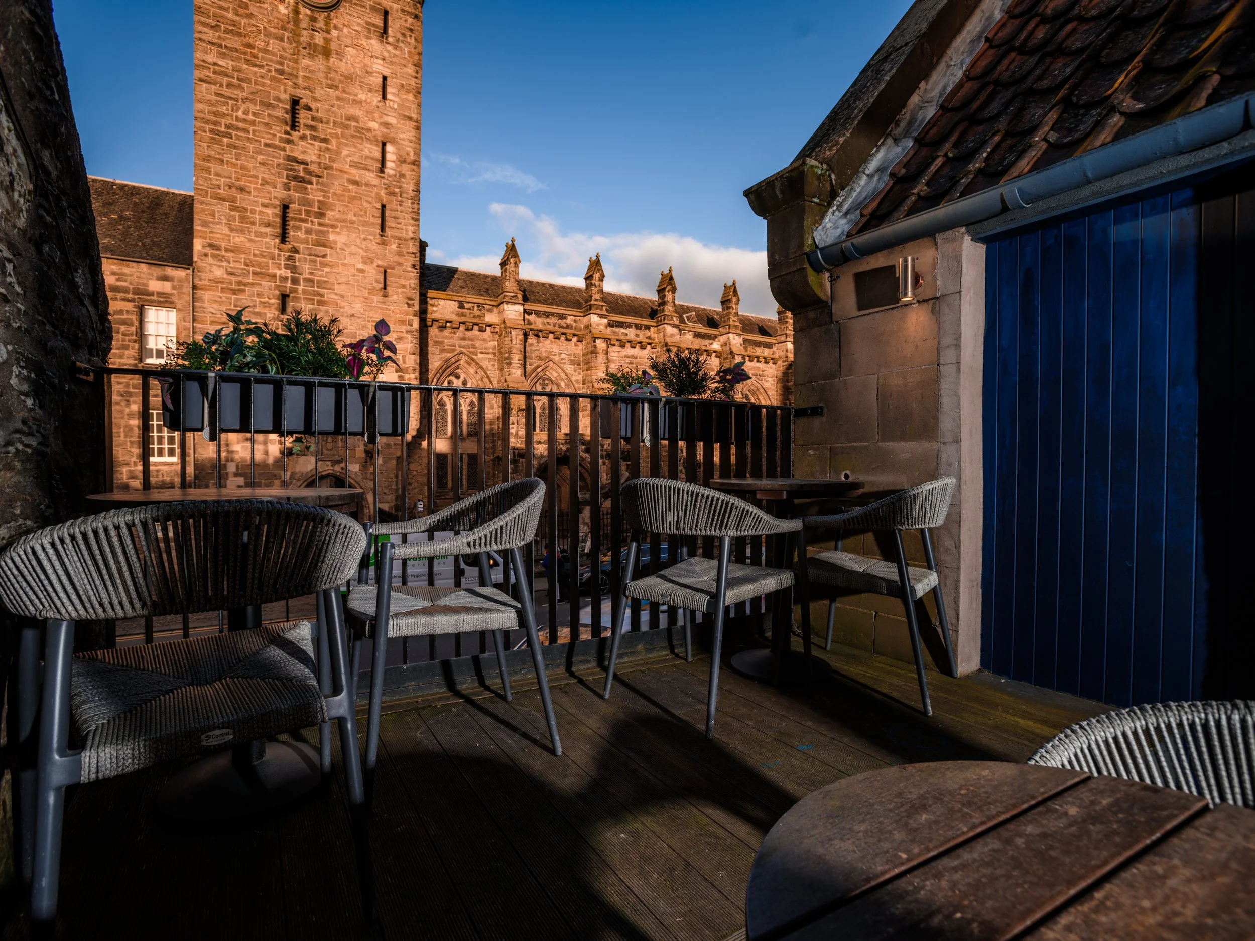 view of the Dune St. Andrews terrace