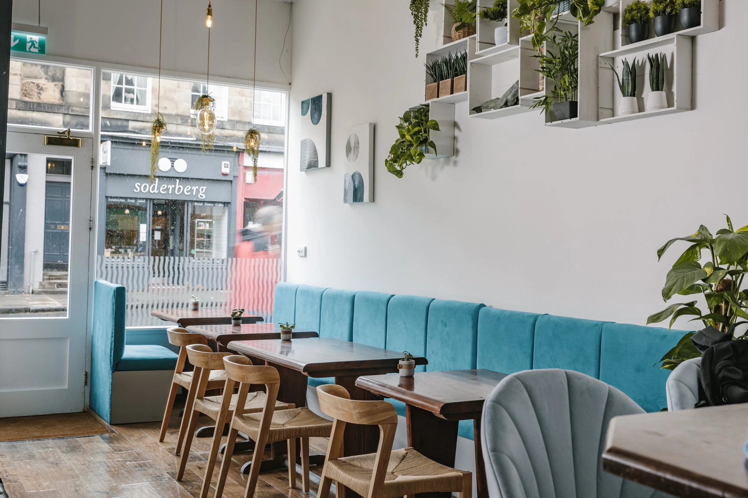interior of dulse seafood restaurant in Edinburgh