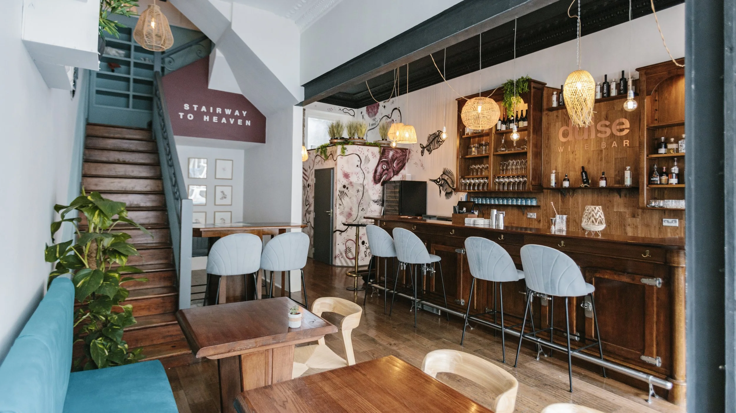 Bar area in Dulse Edinburgh