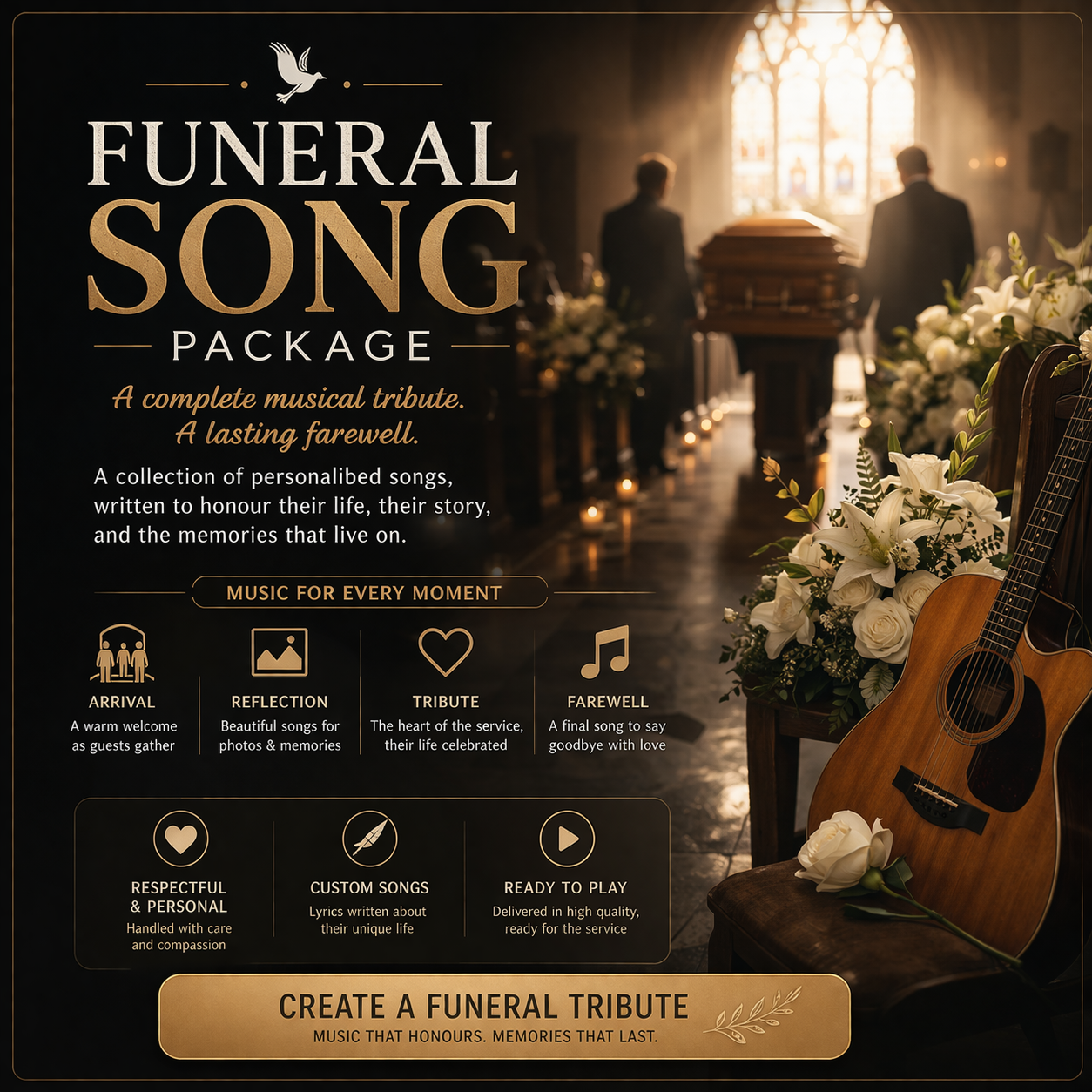 🕊️ Tribute / Funeral Song Package