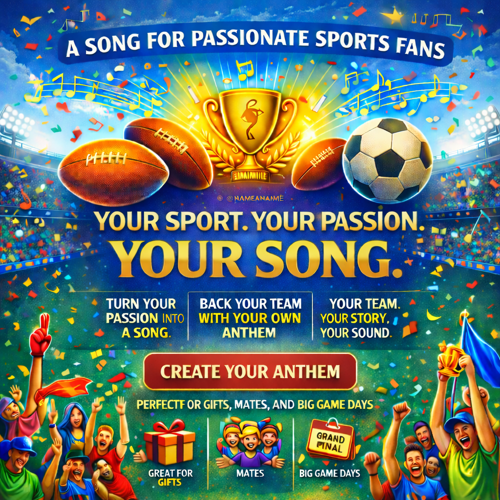 Custom Sports Anthem Song