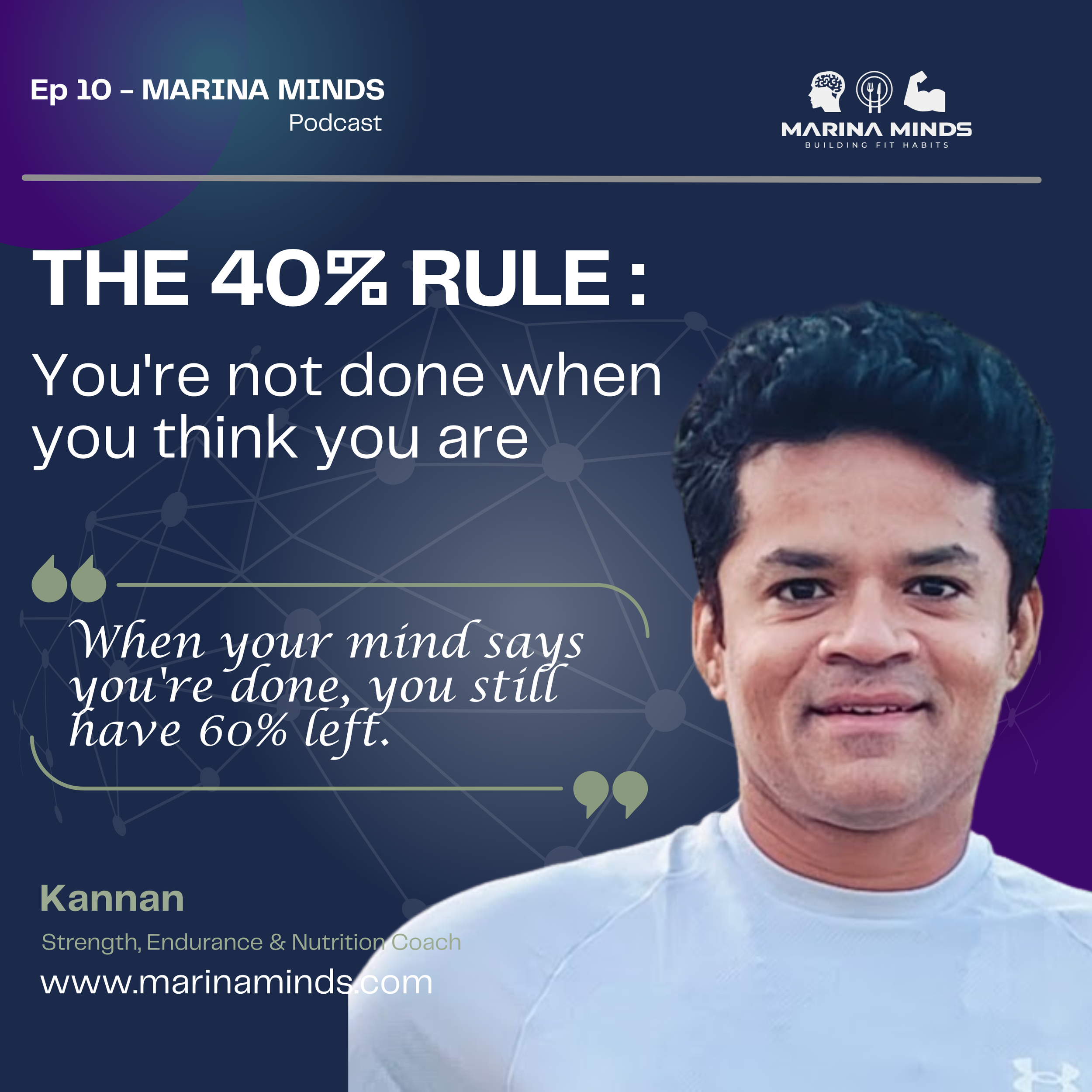 Ep 10 - The 40% Rule: You're Not Done When You Think You Are