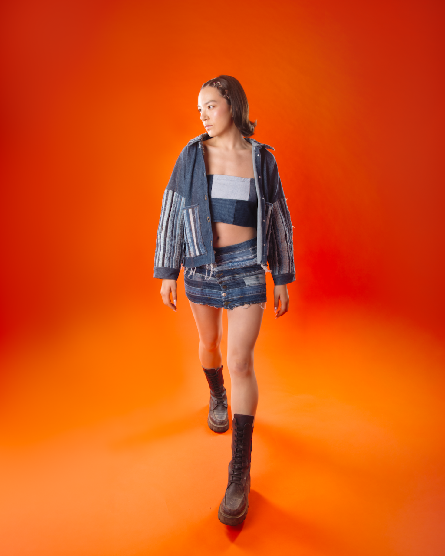 Caroline Tube Top + Gridlock Skirt