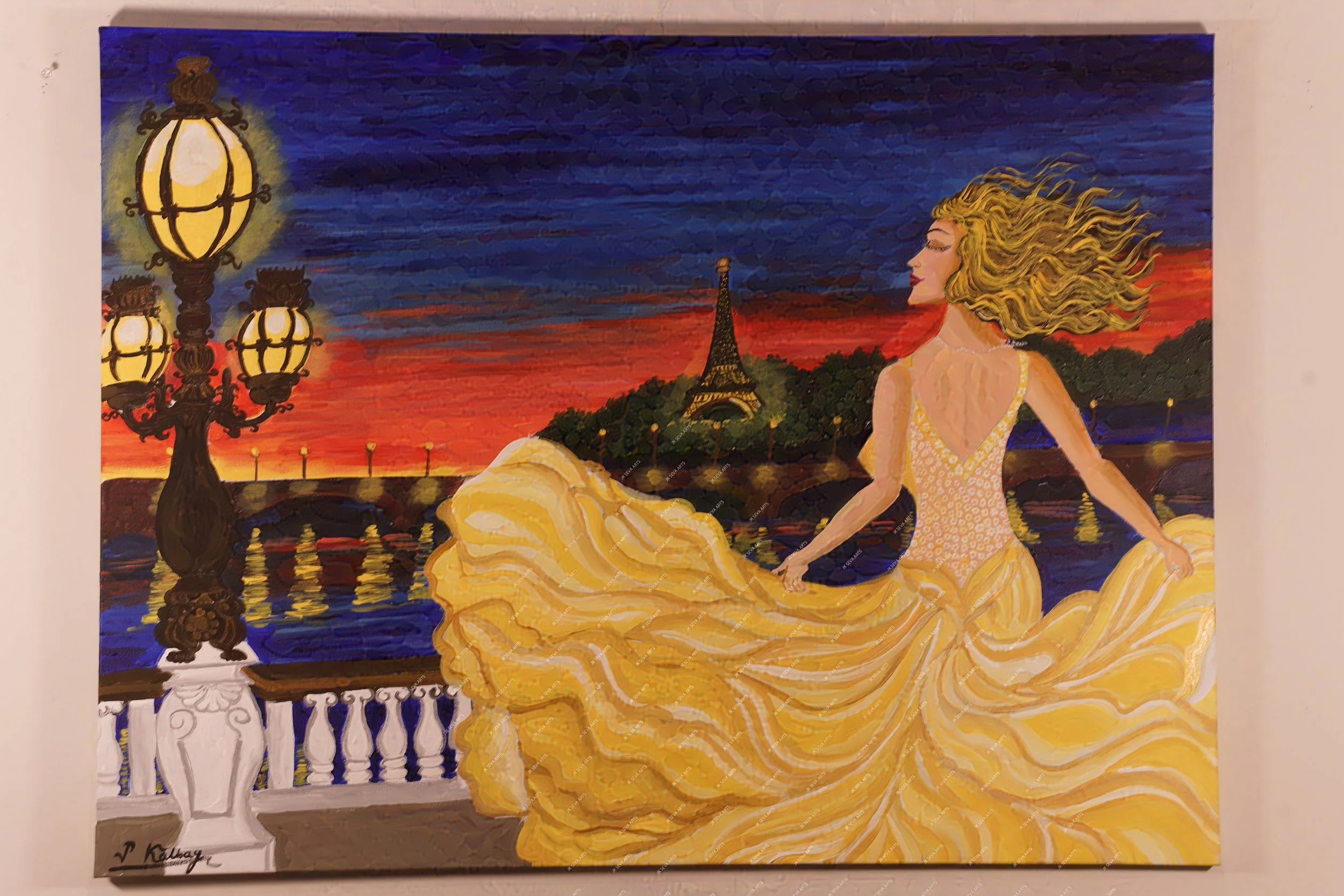 The Bridge Between Dreams  - Original Acrylic painting