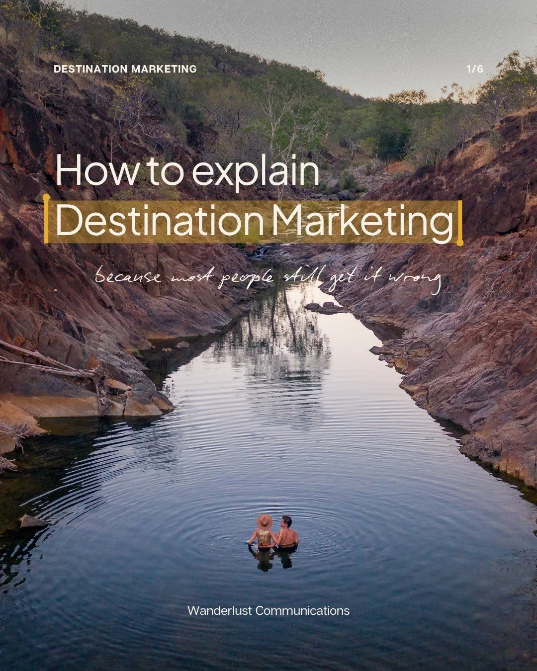 People think destination marketing is just posting nice content, or running ads, or hosting influencers. 

And yes, all of those things matter, but not when it's a scattergun approach.

Effective destination marketing is strategic. You need to know w
