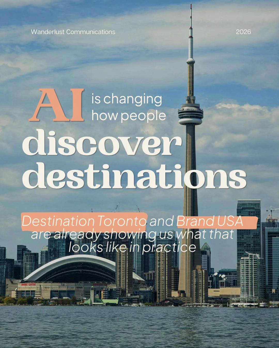 AI is changing destination marketing, and it&rsquo;s much more than a tool for generating content 😌

Destination Toronto is using AI to rethink how travellers discover and plan. Brand USA is analysing the questions travellers ask to uncover behaviou