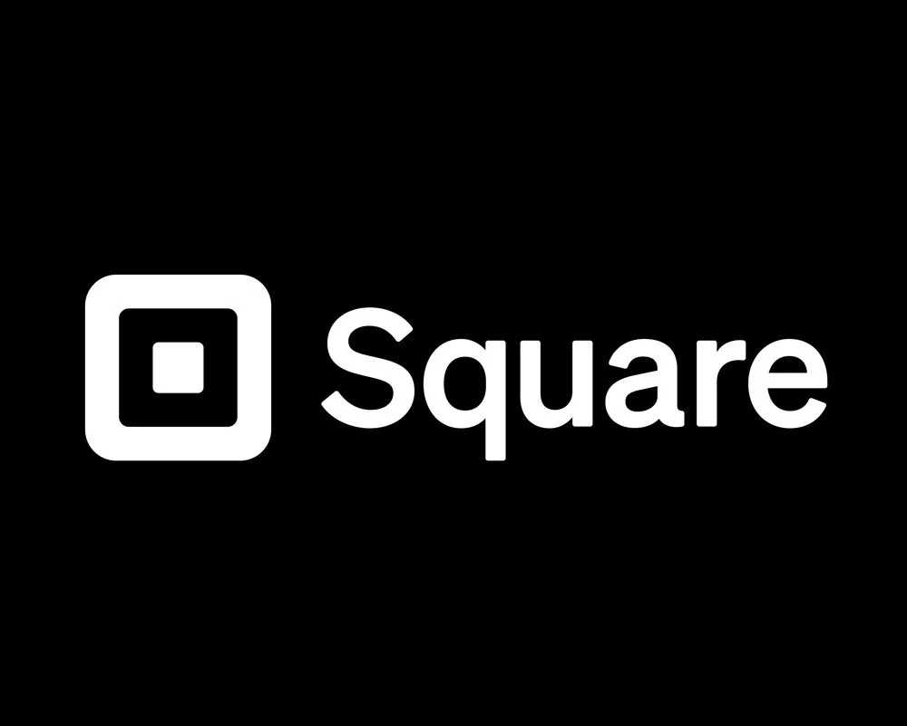 Square logo with a white square icon and the word 'Square' on a black background.