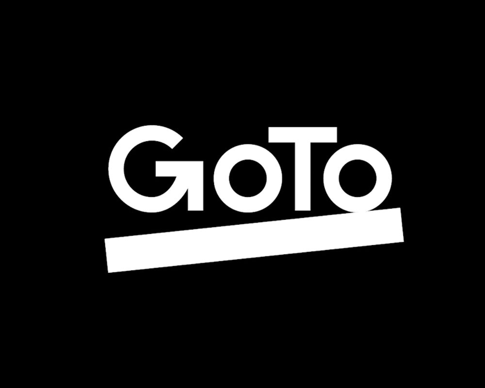 Black background with the white text "GOT7" and a white underline beneath the text.