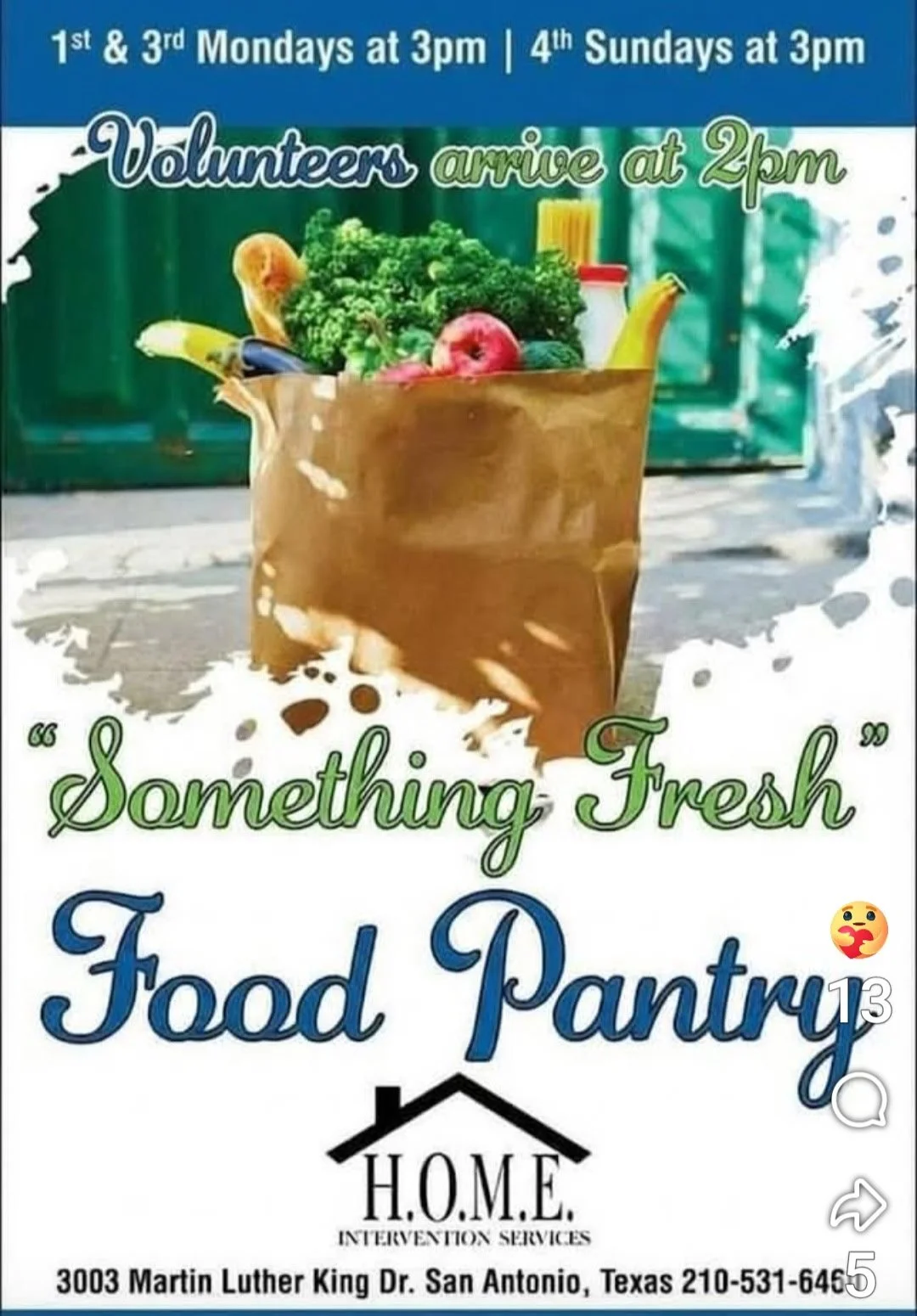 H.O.M.E. Food Pantry &amp; Intervention Services