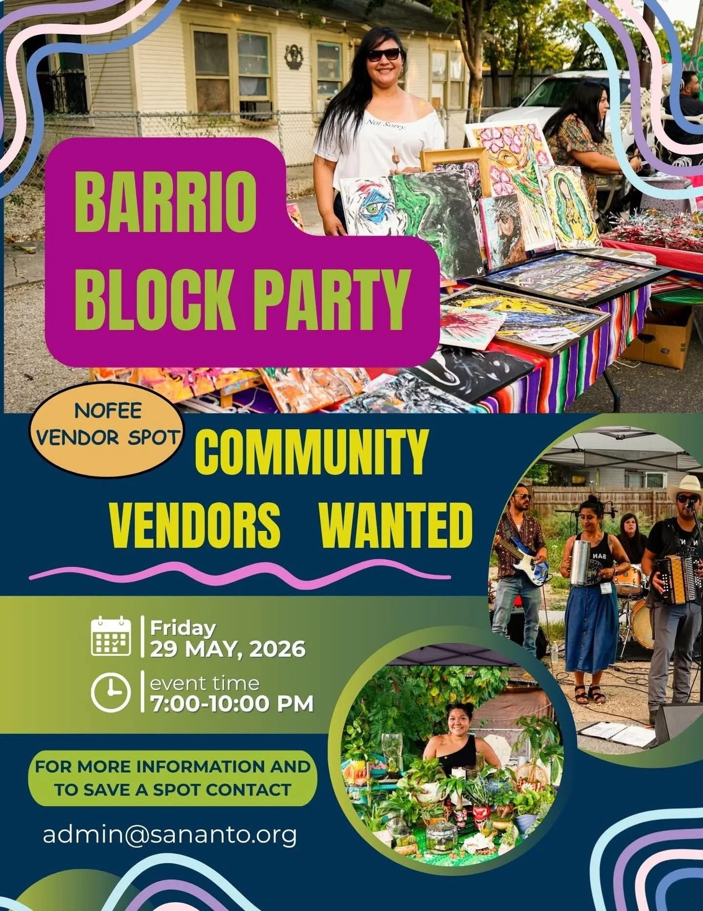 Barrio Block Party &amp; Vendor Call | San Antonio
