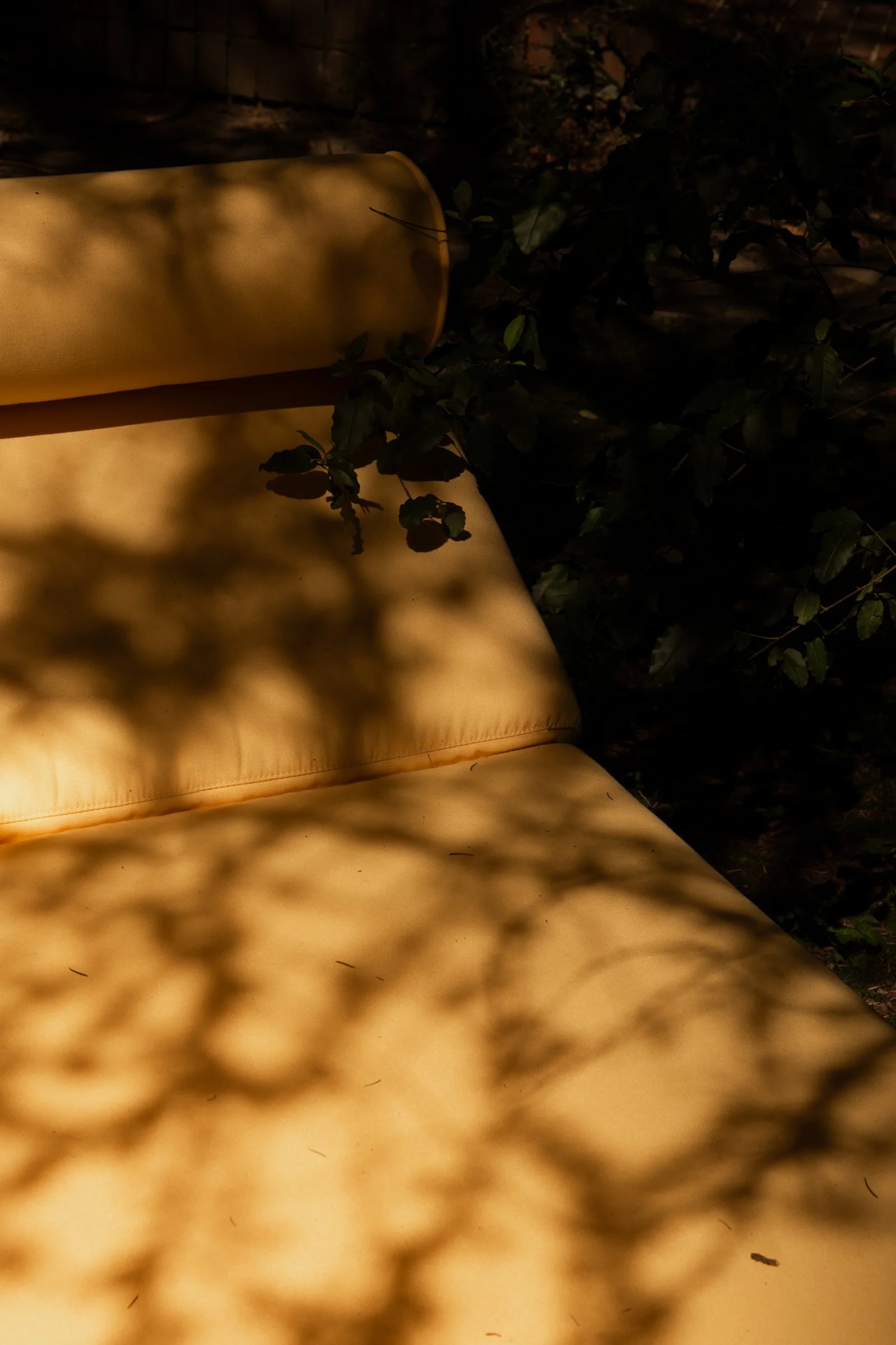 Sunlit outdoor seating at intimate women's retreat villa