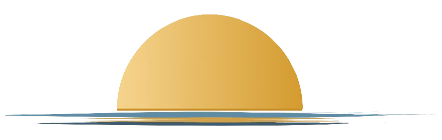 A digital illustration featuring a large yellow and orange sphere in the foreground, with a brown and yellow background and some abstract streaks at the bottom.