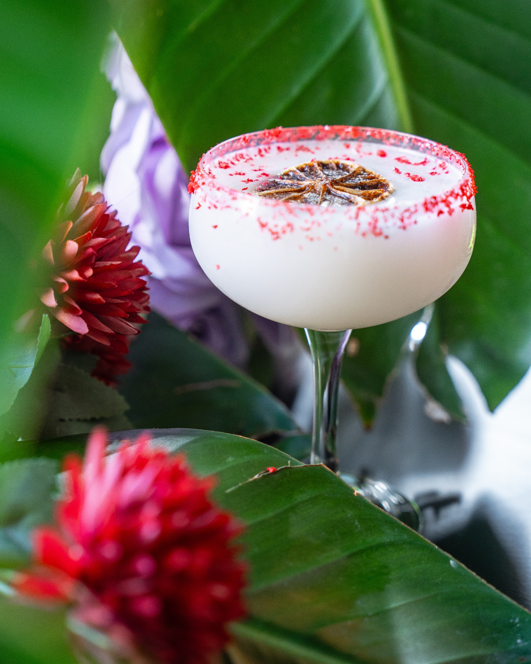 Girl in the Red Hood signature cocktail at Little Red’s Bar, a hidden cocktail bar in Melbourne CBD.