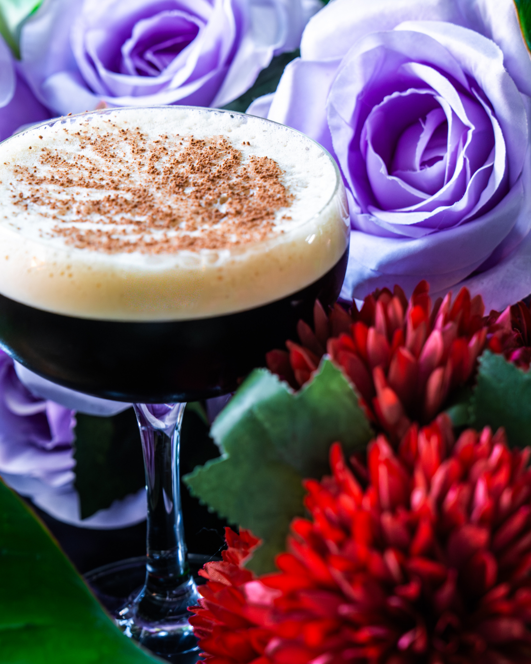 The Mother’s Warning signature cocktail with peanut butter whiskey, coffee liqueur and espresso at Little Red’s Bar.