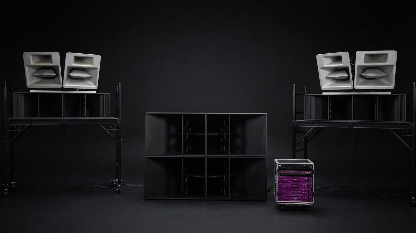 Premium Funktion-One sound system for corporate events, brand activations, weddings, and private events in Salt Lake City, Utah.