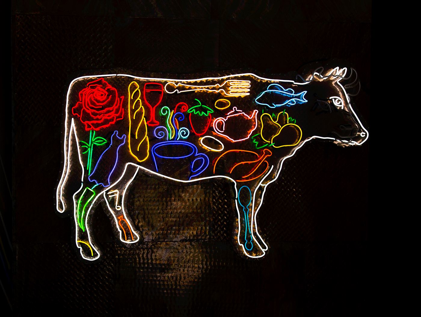 Neon Cow