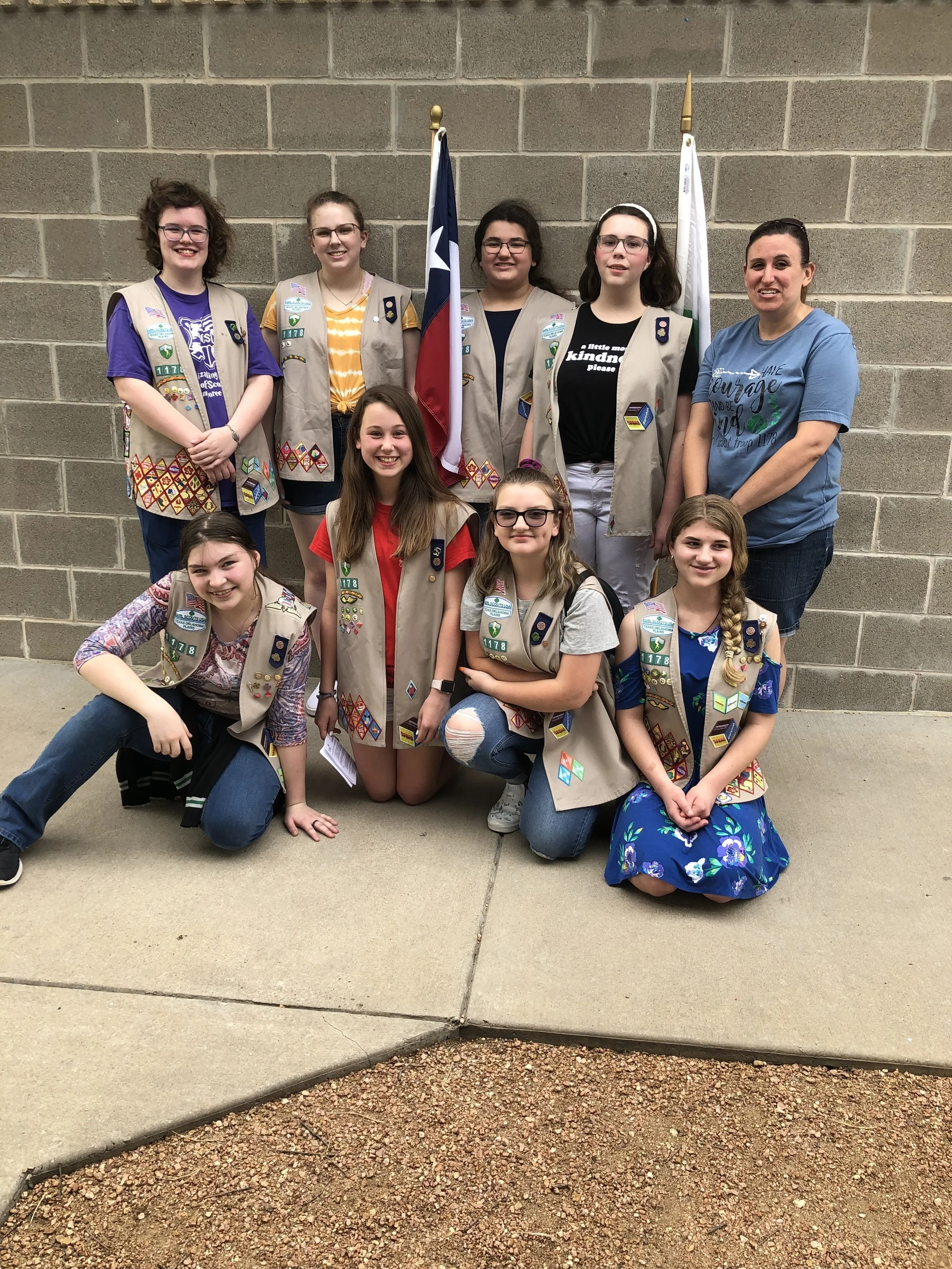 Sam with Girl scout troop.jpg