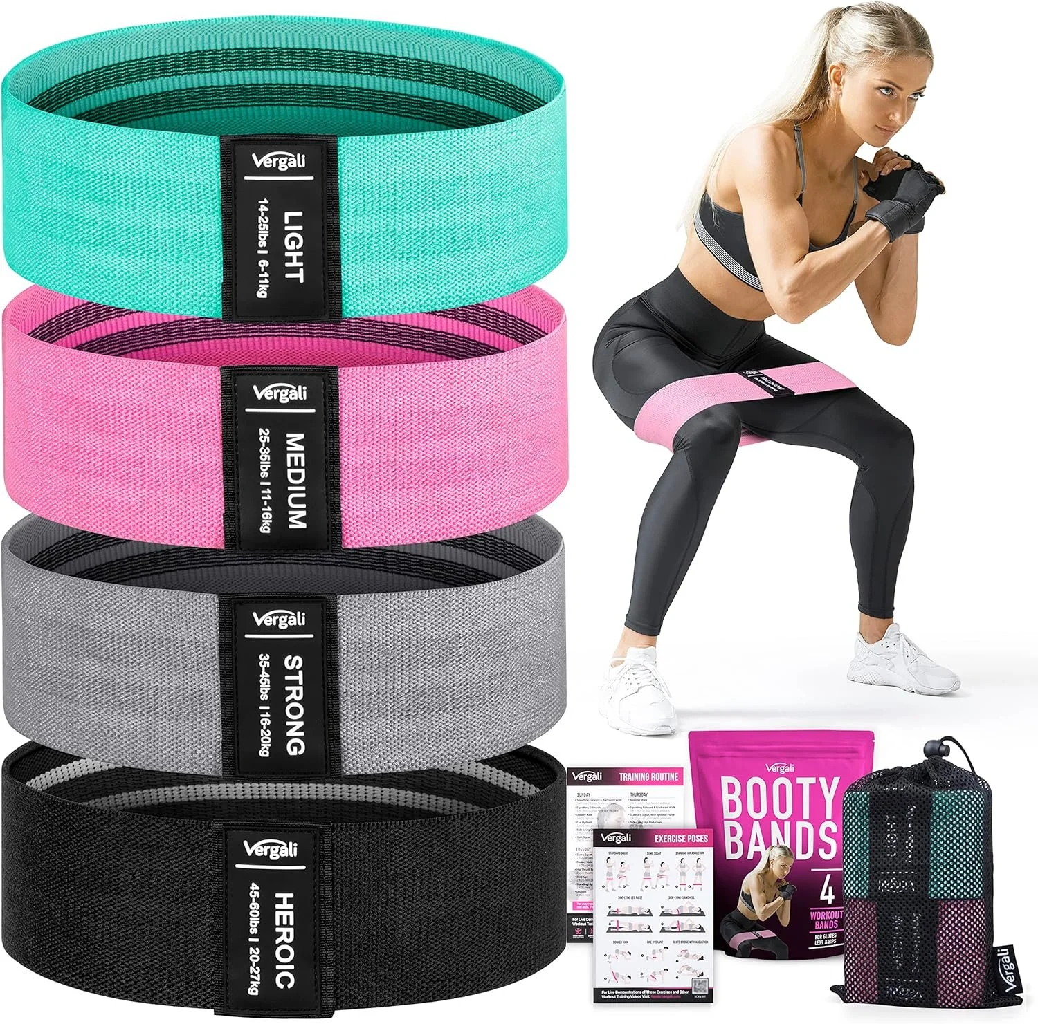  Vergali Resistance Bands
