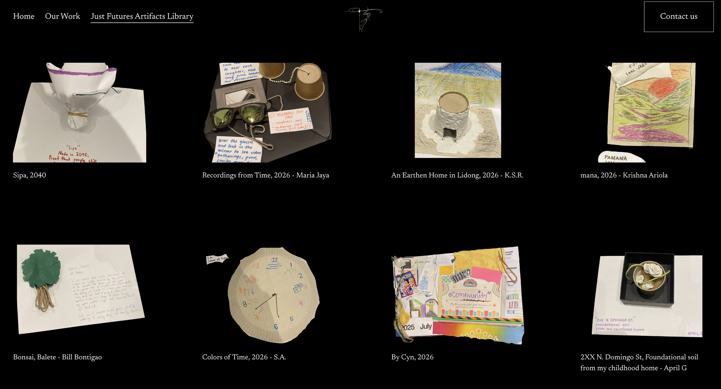A Just Futures Artifacts Library via tala storytelling collective