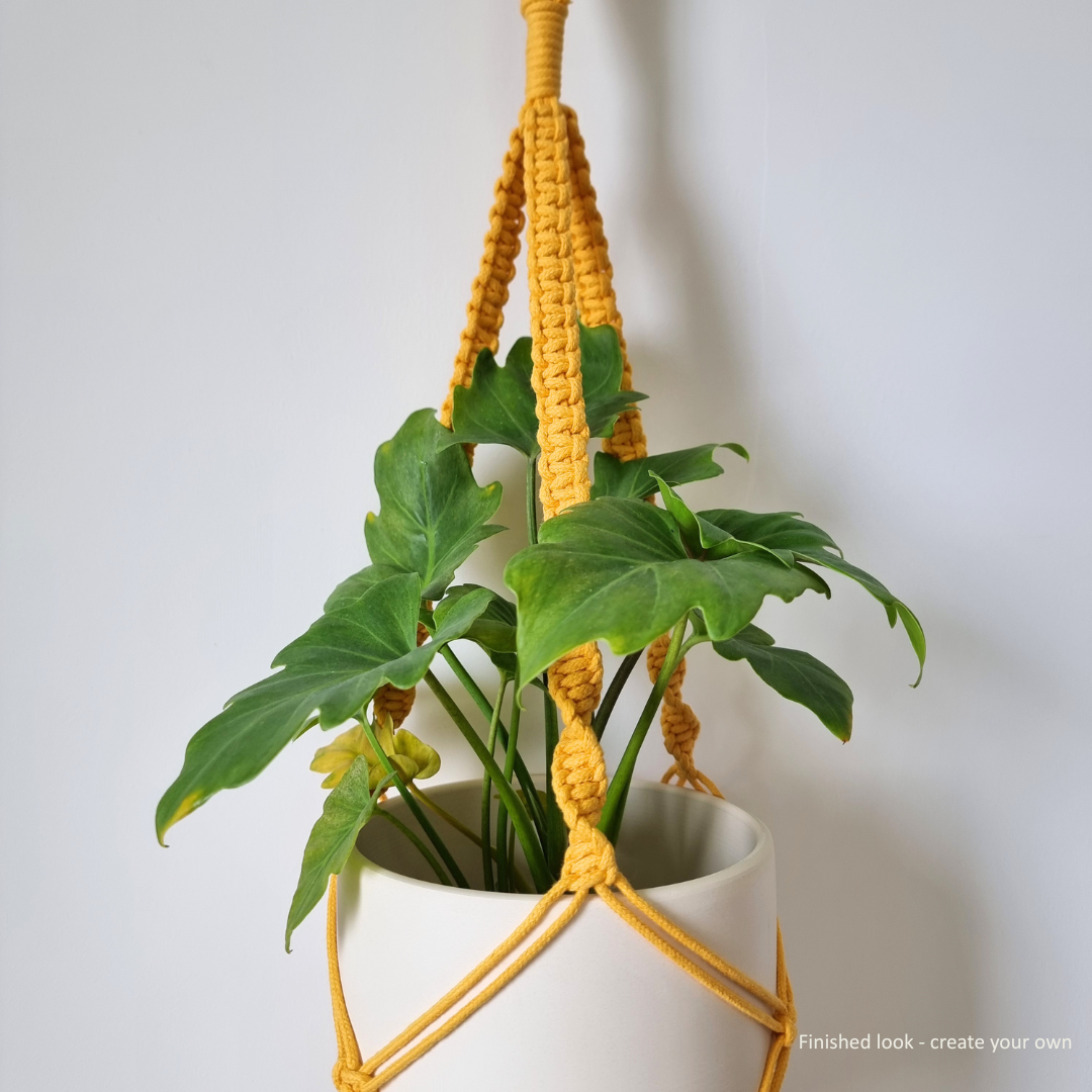 MacraBloom - 15cm Pot Hanger Macrame Kit