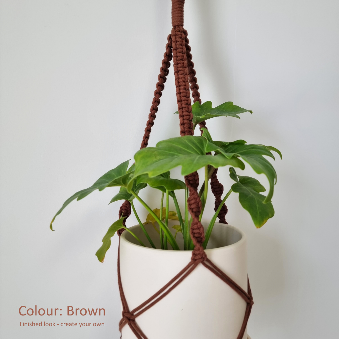 MacraBloom - 15cm Pot Hanger Macrame Kit