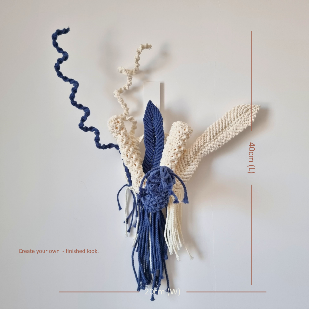 Coral Bouquet Macrame Kit