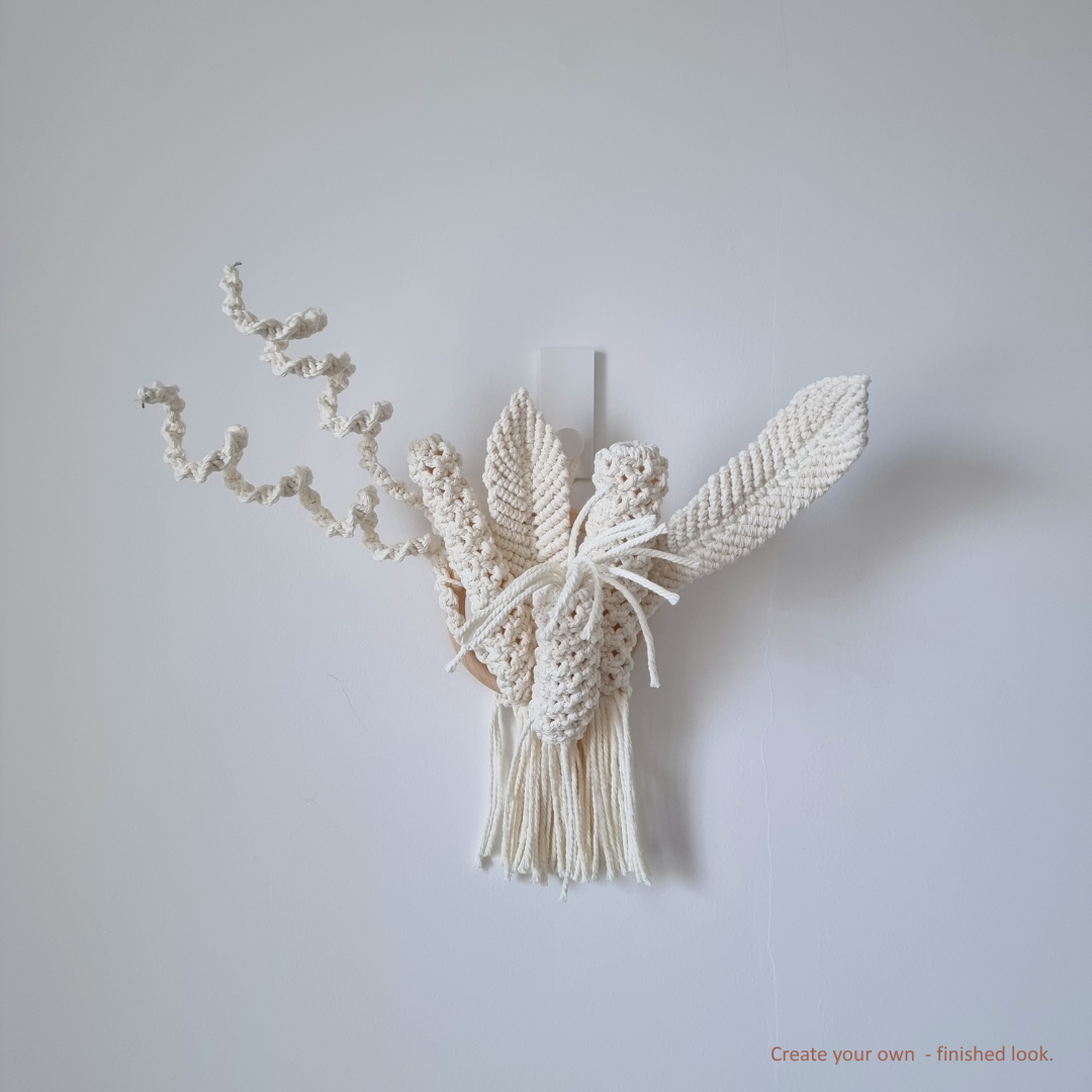 Coral Bouquet Macrame Kit