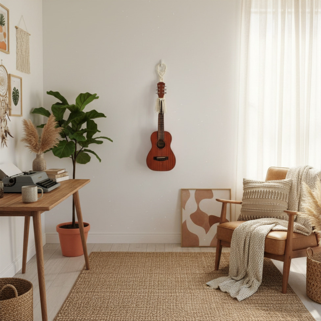Macrame Guitar/Ukulele Hanger