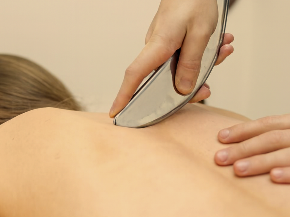 Gua Sha scraping massage