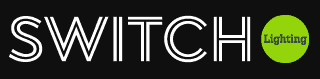 Text reads 'SWITCH' with a green circle containing 'Lighting' next to it.