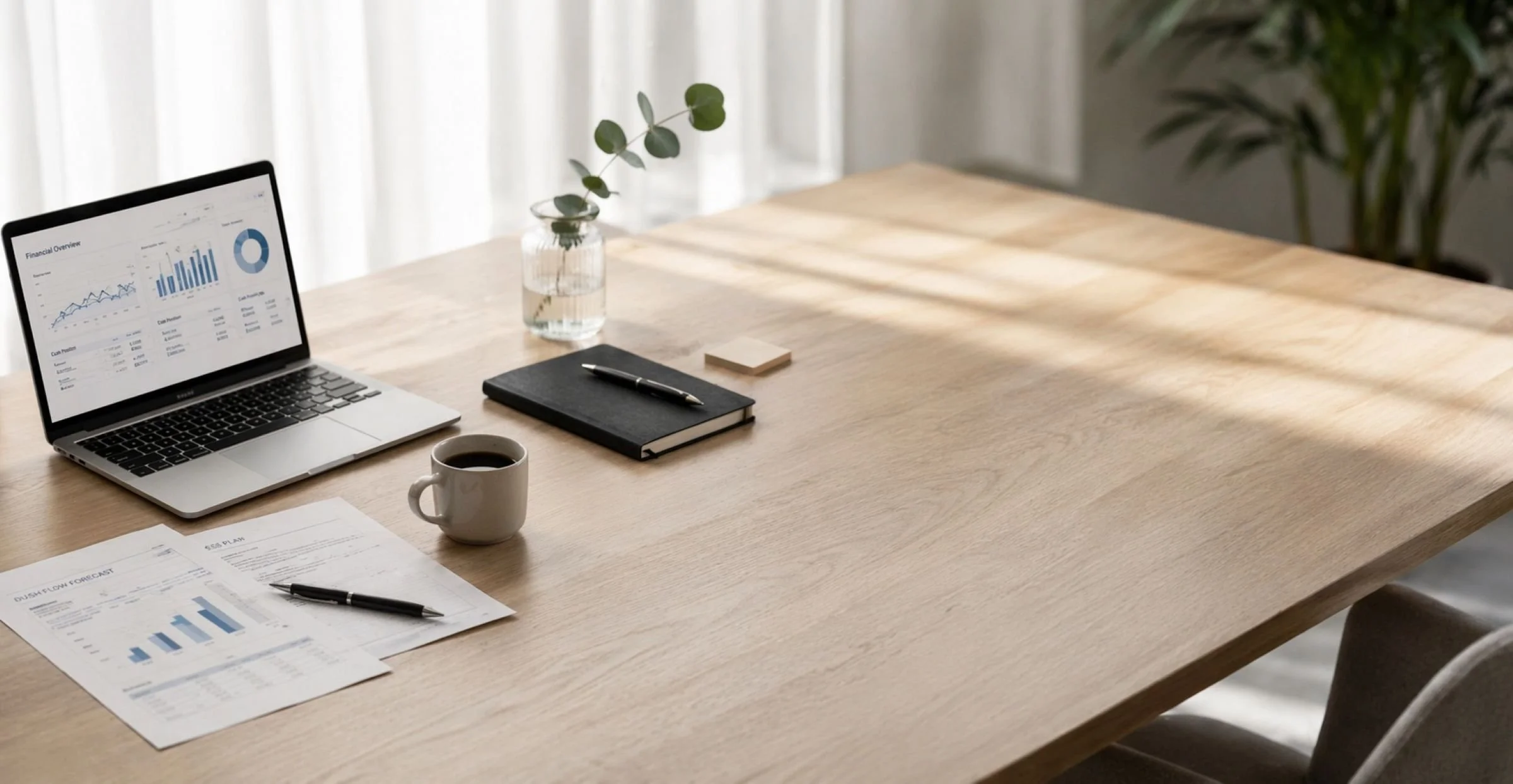 Financial dashboard and reporting setup for small business