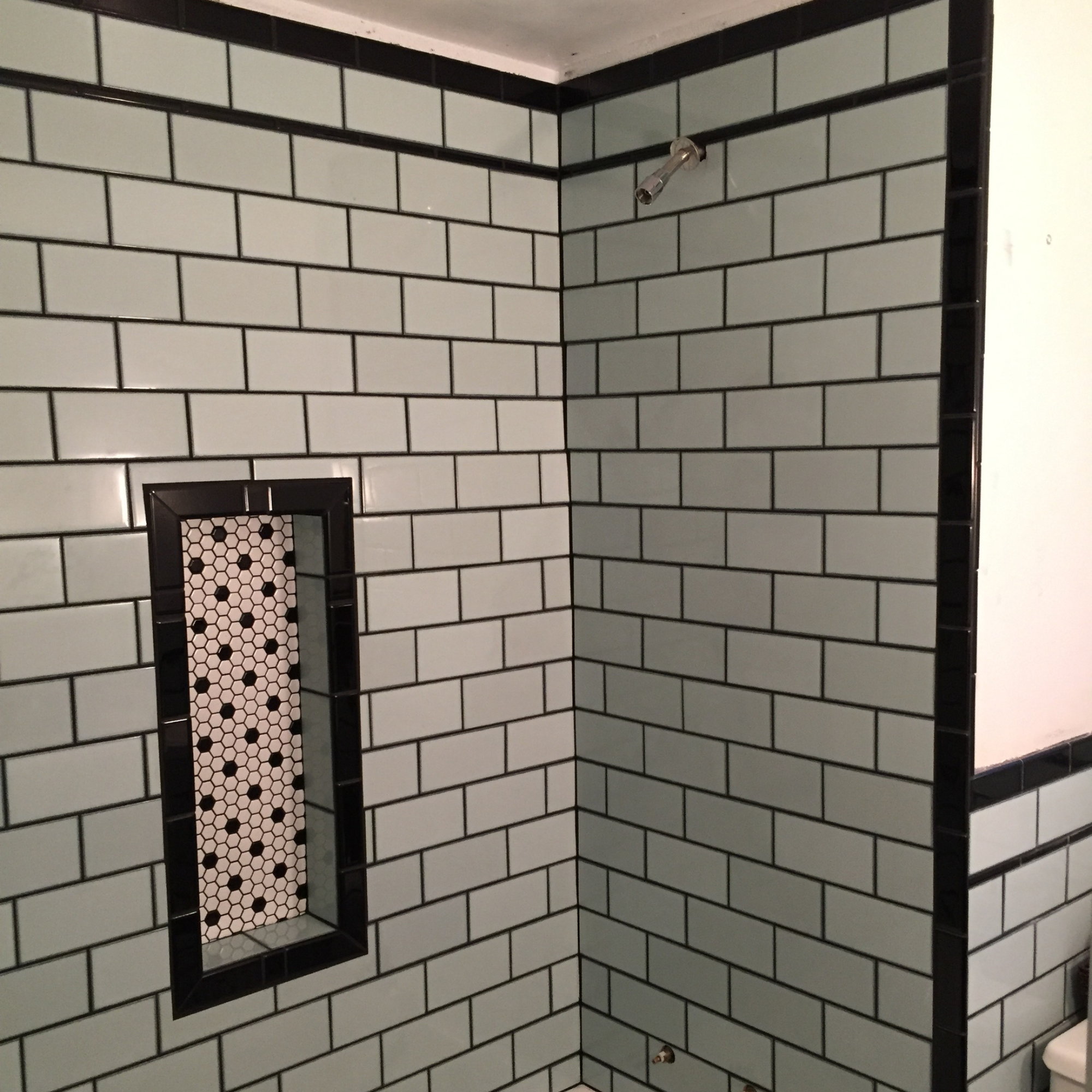 Retro bathroom remodel