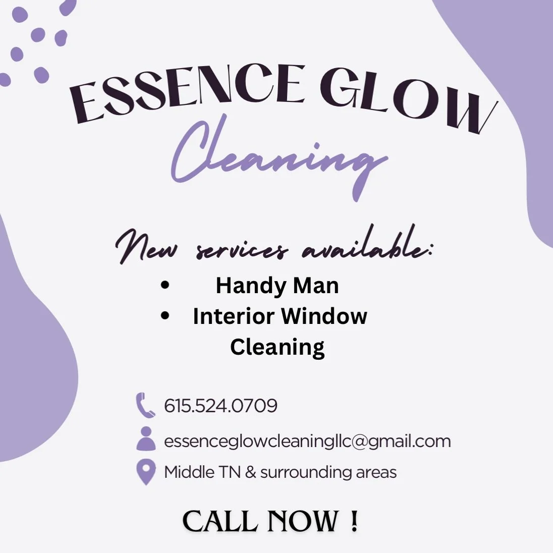 Entering 2026 with more services to take care of our clients - Handyman 🛠️ &amp; Interior Window Cleaning 🧽 

Servicing all of East,South and Middle TN. 📍

#cleaningservicesinnashville #handymanservices🛠 #handymanservicesinnashville #essenceglowc