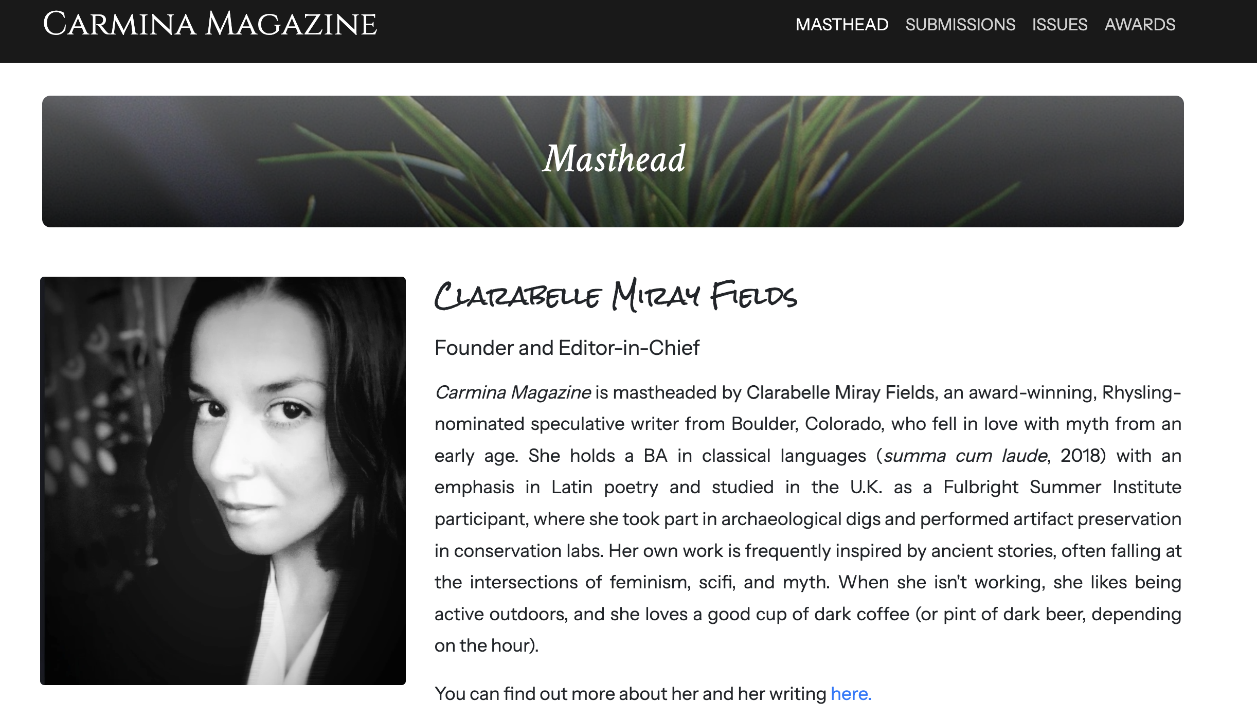 Carmina Magazine 