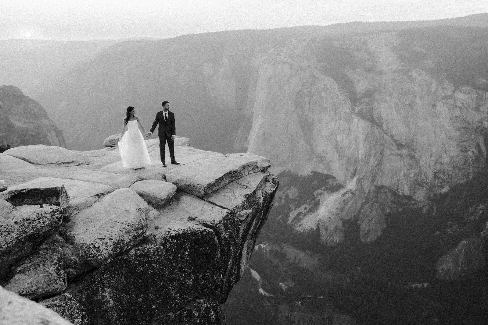Taft Point sunset elopement Yosemite cliffs (16).jpg