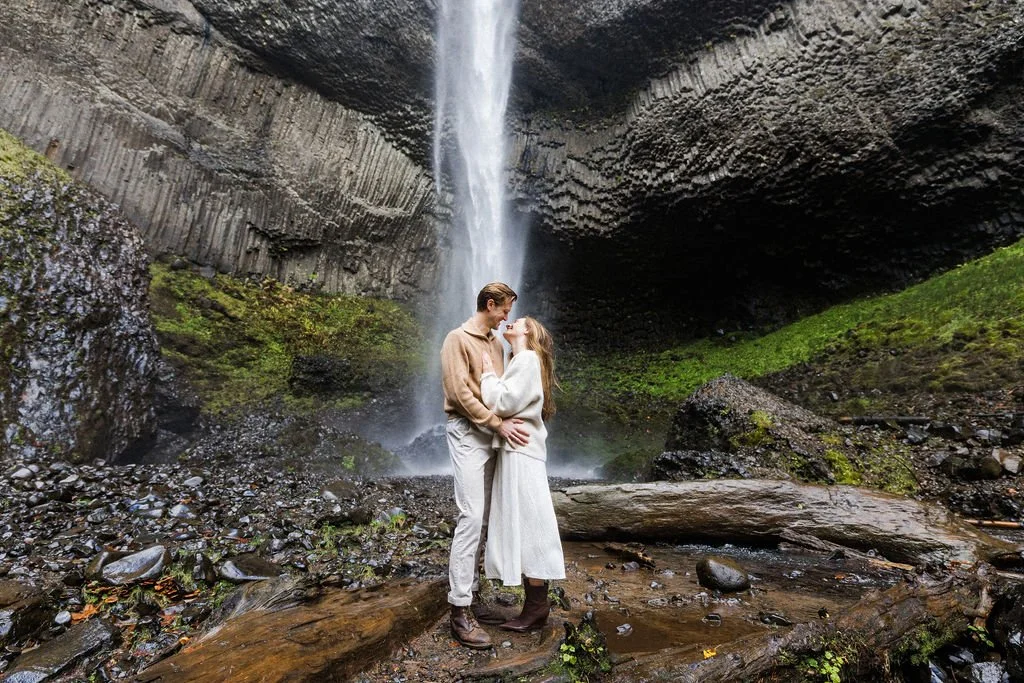 Latourell Falls engagement session Oregon waterfall (20).jpg