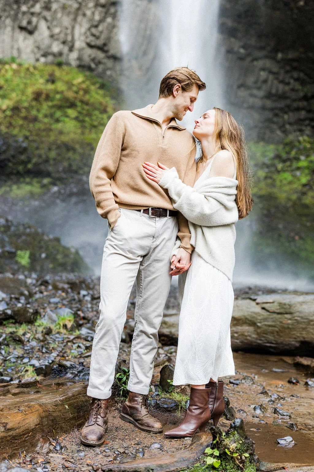 Latourell Falls engagement session Oregon waterfall (21).jpg