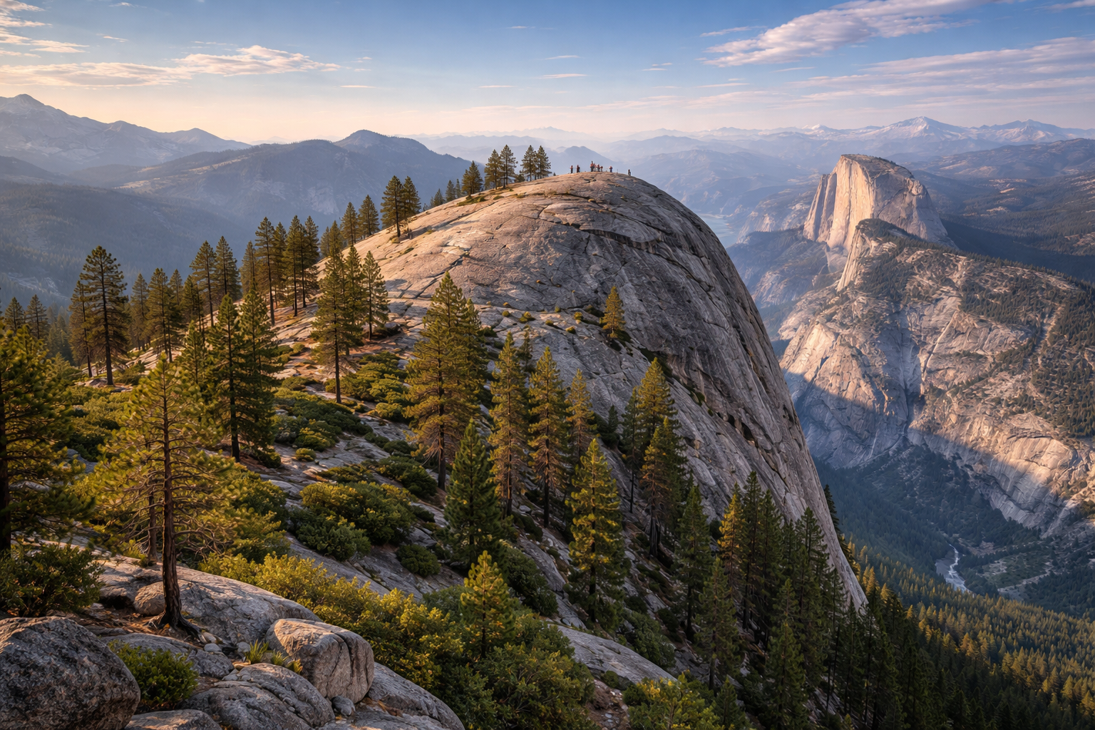 Golden hour at Sentinel Dome.png