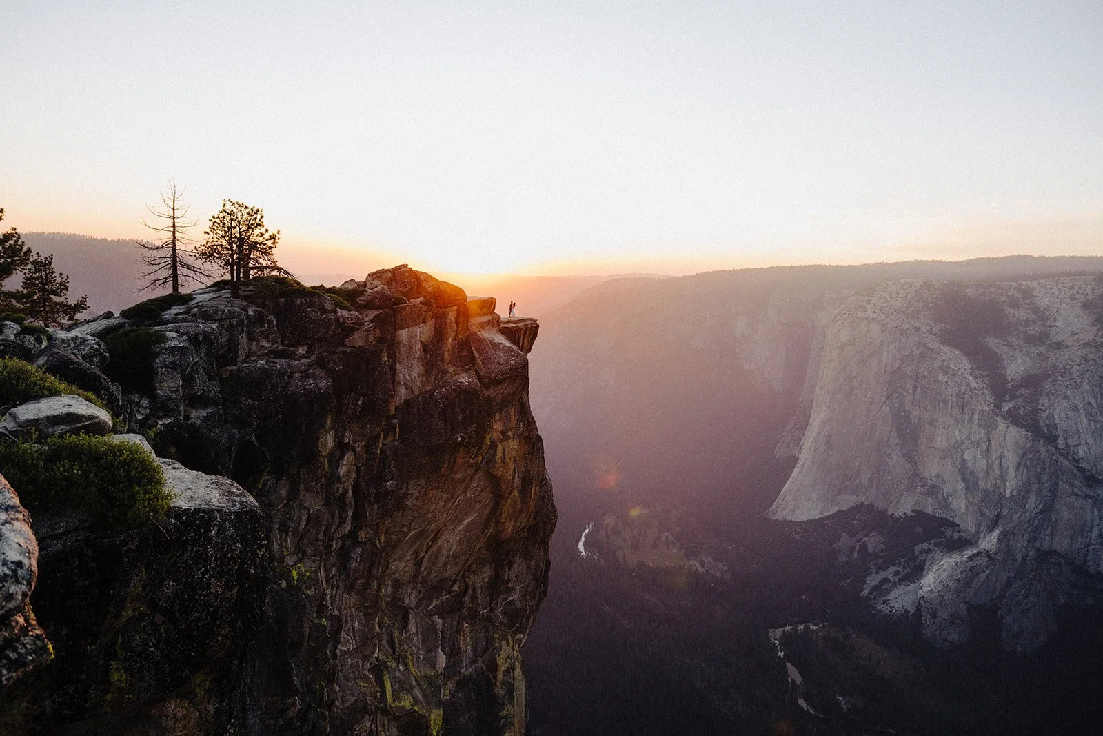 Taft Point sunset elopement Yosemite cliffs (5).jpg