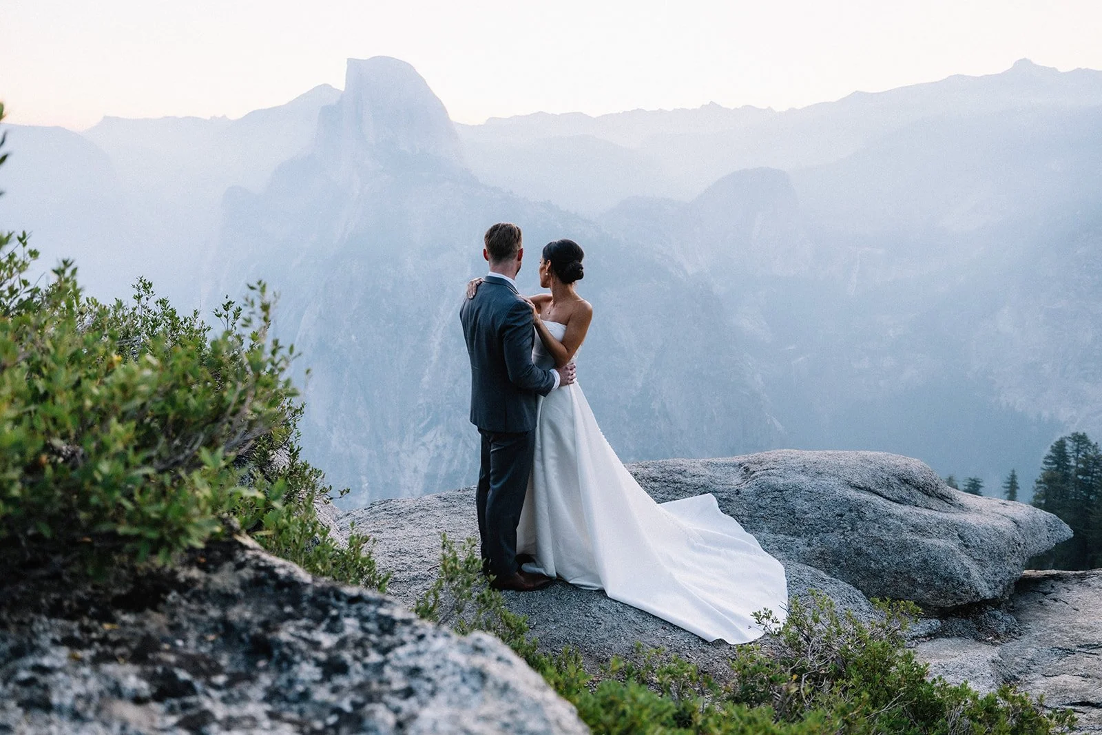 couple portraits Glacier Point Yosemite sunrise (1).jpg