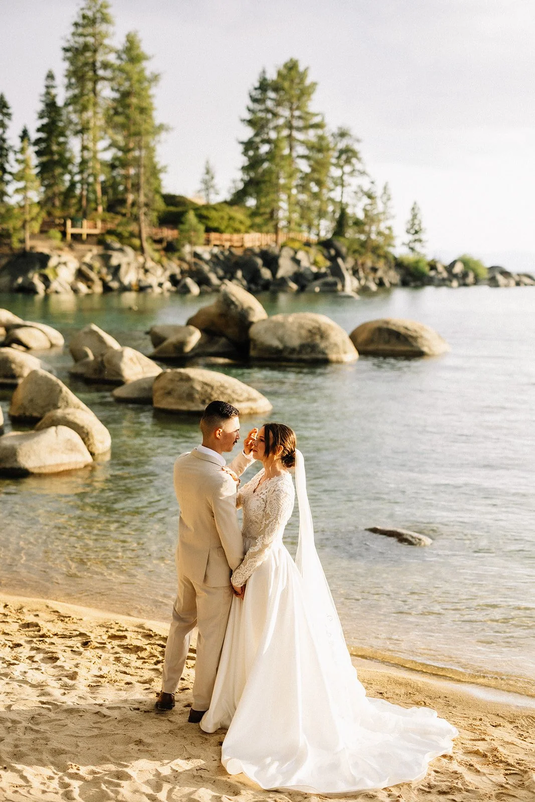 Sand Harbor sunset elopement Lake Tahoe (5).jpg