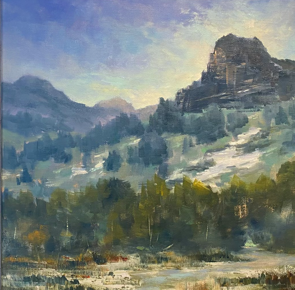 Rocky Road 
12x12 Oil on Canvas