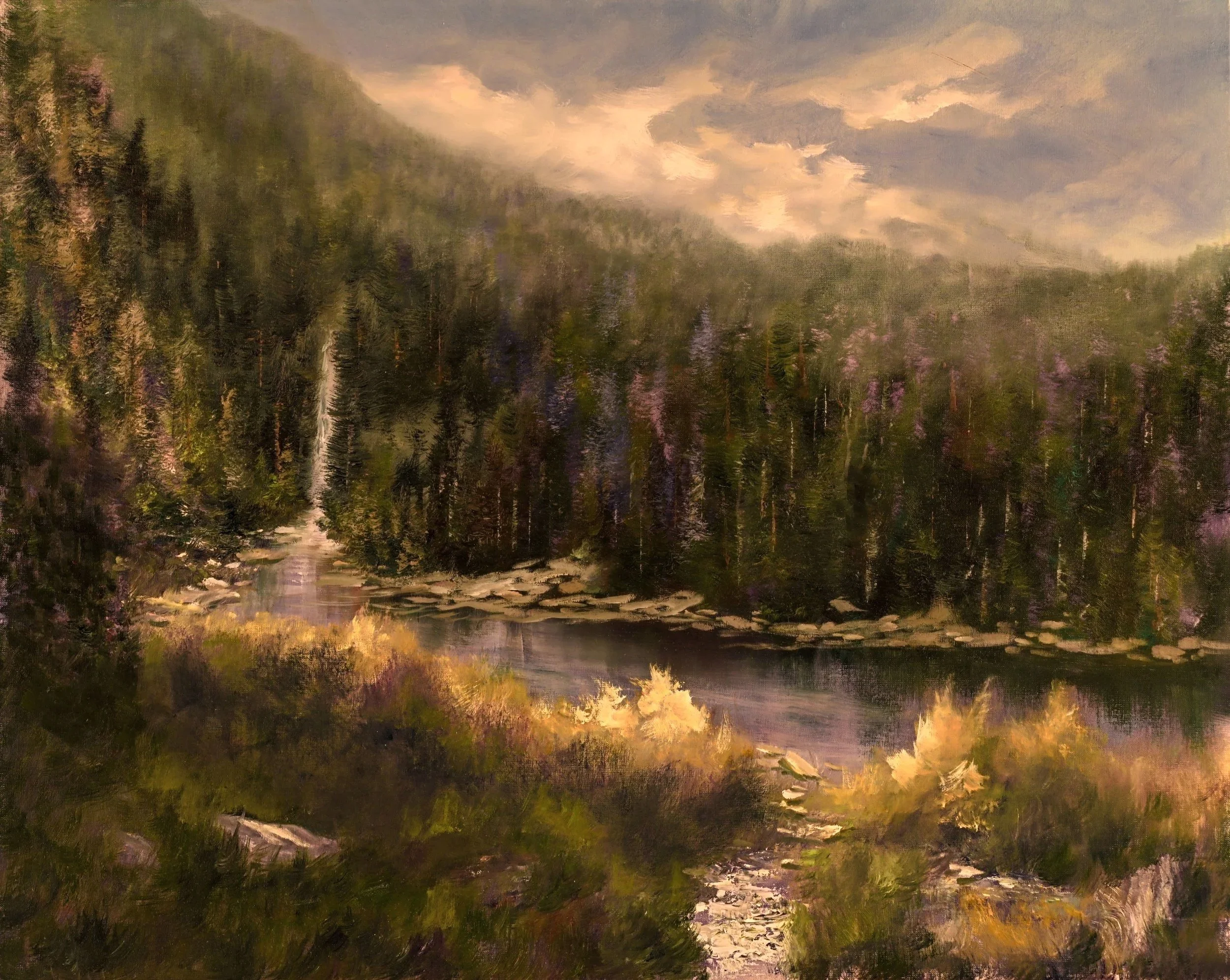Lavender Hill 14x18