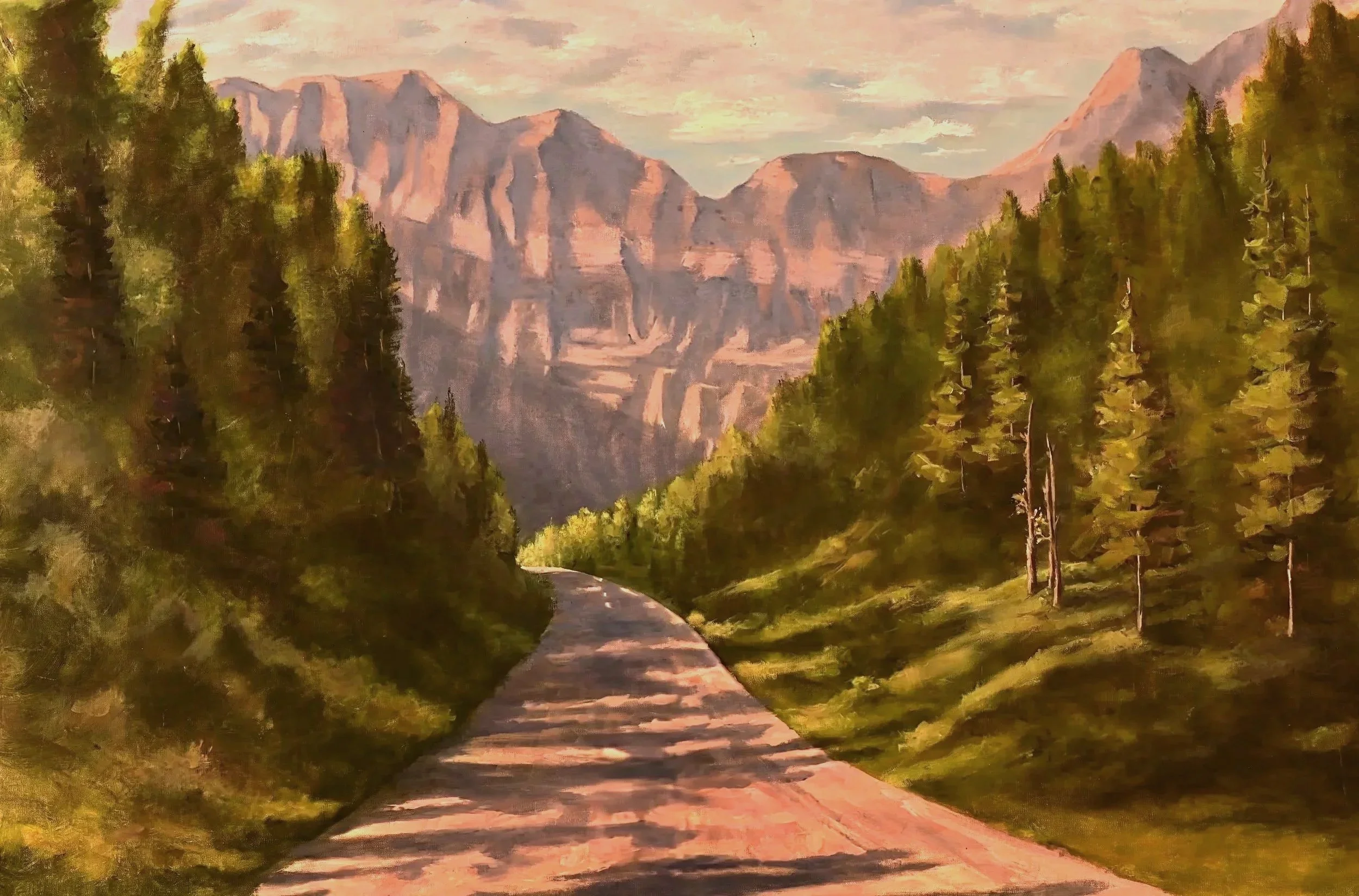Red Cliff Road 24x36