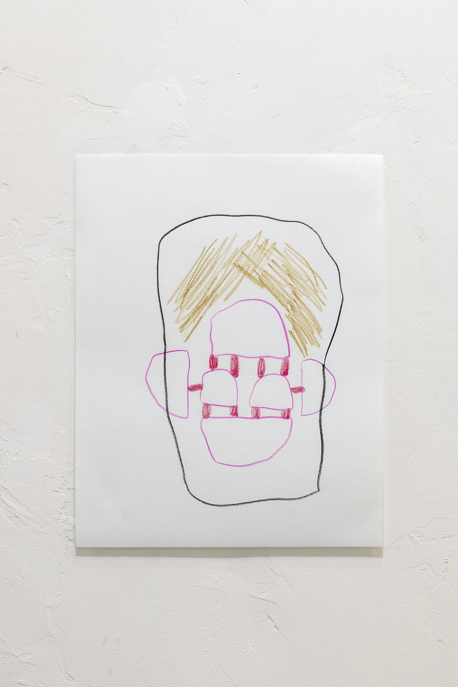Richard Clarahan,  Untitled , 2026, colored pencil on paper, 14 x 11 inches
