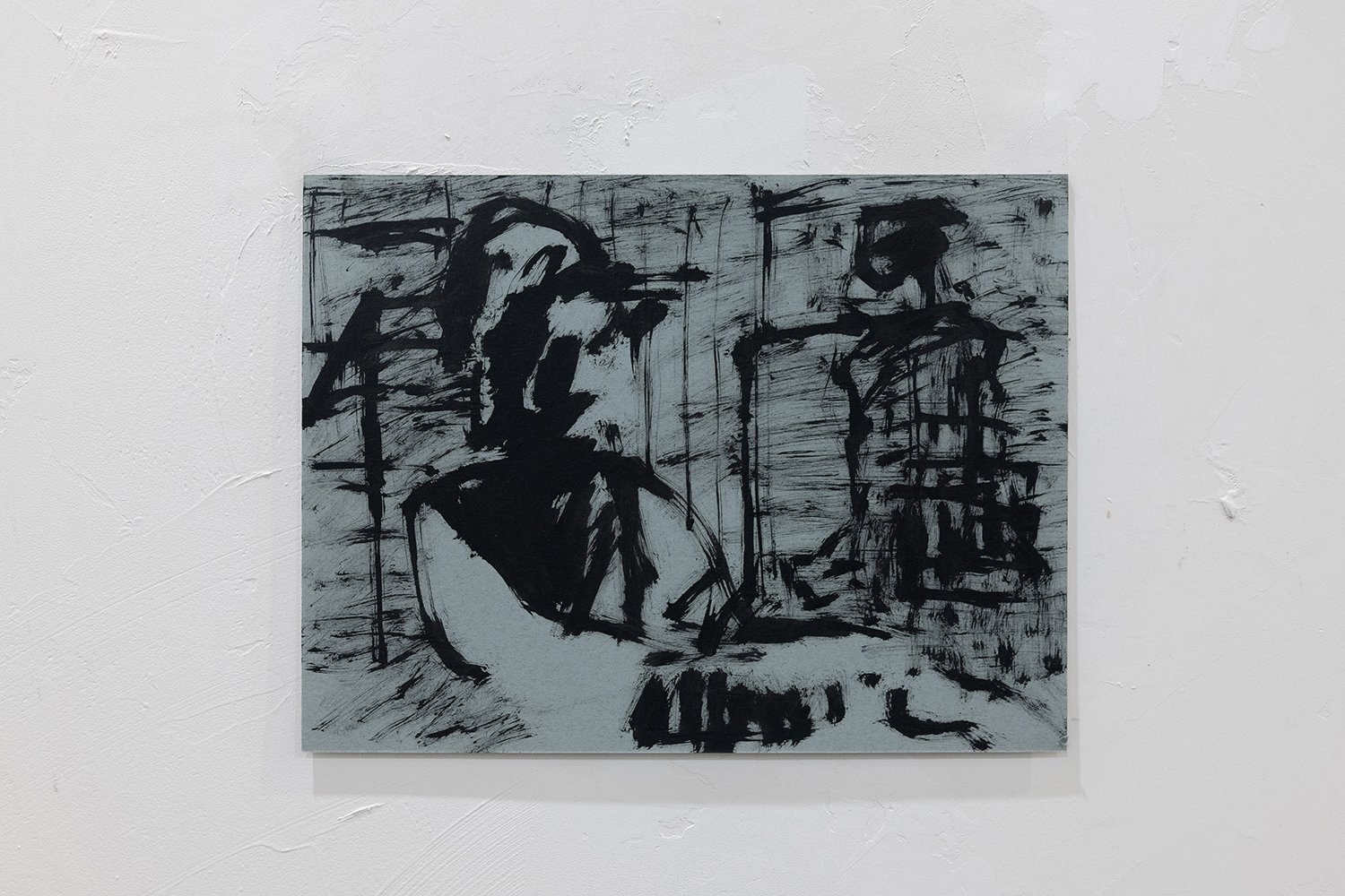 Paul Whiting,  Untitled , ink on paper,  9 x 12 inches